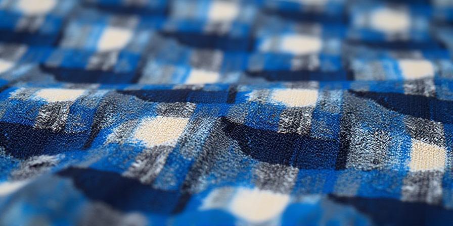 Geometric Scarves pattern close-up